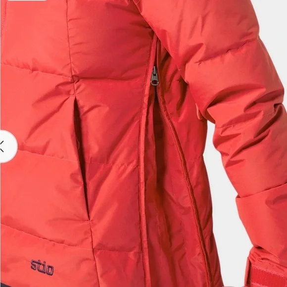Stio Women’s Red Colter WINDSTOPPER Down Jacket with Hood, size S - Picture 8 of 14